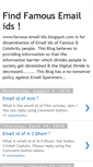 Mobile Screenshot of famous-email-ids.blogspot.com
