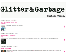 Tablet Screenshot of glitterandgarbage.blogspot.com