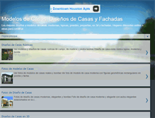 Tablet Screenshot of modelosdecasasydisenos.blogspot.com