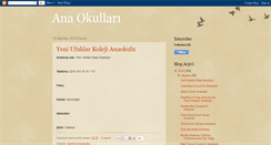 Desktop Screenshot of ana-okulum.blogspot.com