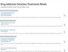 Tablet Screenshot of drug-addiction-solutions.blogspot.com