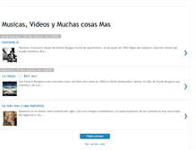 Tablet Screenshot of elblogdemusicas.blogspot.com