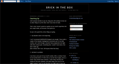 Desktop Screenshot of brickinthebox.blogspot.com