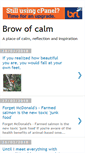 Mobile Screenshot of browofcalm.blogspot.com