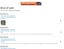 Tablet Screenshot of browofcalm.blogspot.com