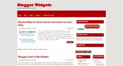 Desktop Screenshot of blogger-new-widgets.blogspot.com