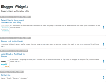 Tablet Screenshot of blogger-new-widgets.blogspot.com