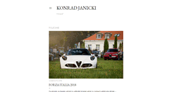 Desktop Screenshot of konradjanicki.blogspot.com