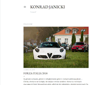 Tablet Screenshot of konradjanicki.blogspot.com