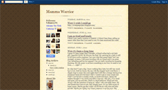Desktop Screenshot of mammawarrior.blogspot.com