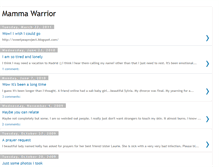 Tablet Screenshot of mammawarrior.blogspot.com