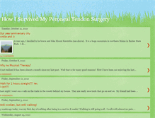 Tablet Screenshot of howisurvivedmyperonealtendonsurgery.blogspot.com