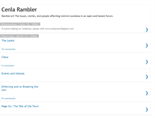 Tablet Screenshot of cenlarambler.blogspot.com