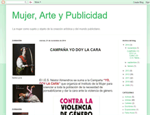 Tablet Screenshot of mujerartepublicidad.blogspot.com