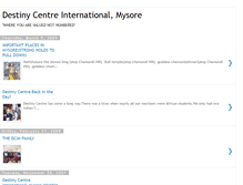 Tablet Screenshot of destinycentremysore.blogspot.com