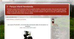 Desktop Screenshot of parqueinfantilnenelandia.blogspot.com