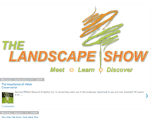 Tablet Screenshot of landscapeshow.blogspot.com