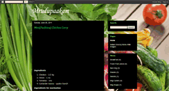 Desktop Screenshot of mrudusrecipes.blogspot.com