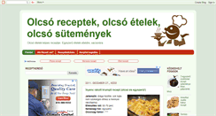 Desktop Screenshot of olcsorecept.blogspot.com
