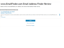 Tablet Screenshot of emailfindercom.blogspot.com