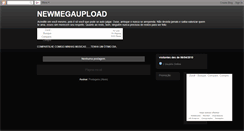 Desktop Screenshot of newmegaupload.blogspot.com