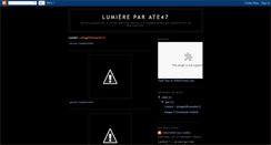 Desktop Screenshot of lumiere-ate47.blogspot.com