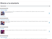 Tablet Screenshot of directoalaestanteria.blogspot.com