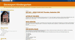 Desktop Screenshot of davenportkindergarten123.blogspot.com