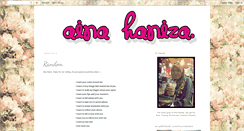 Desktop Screenshot of aina-haniza.blogspot.com