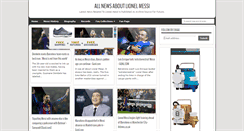 Desktop Screenshot of messi-news.blogspot.com