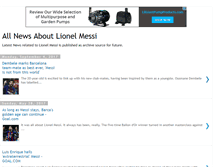 Tablet Screenshot of messi-news.blogspot.com