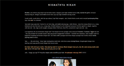 Desktop Screenshot of nikmatnya-nikah.blogspot.com
