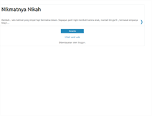 Tablet Screenshot of nikmatnya-nikah.blogspot.com