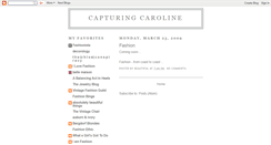 Desktop Screenshot of capturingcaroline.blogspot.com