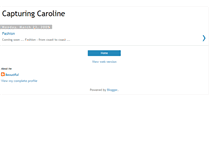 Tablet Screenshot of capturingcaroline.blogspot.com
