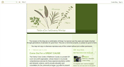 Desktop Screenshot of culinarynovice.blogspot.com