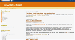 Desktop Screenshot of jewbiquitous.blogspot.com