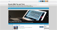 Desktop Screenshot of dba-tip-trick.blogspot.com