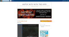 Desktop Screenshot of matchwitswiththekids.blogspot.com