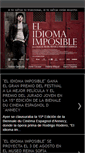 Mobile Screenshot of elidiomaimposible.blogspot.com