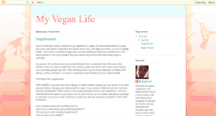 Desktop Screenshot of mykindveganlife.blogspot.com