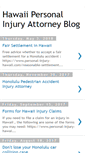 Mobile Screenshot of hawaiipersonalinjury.blogspot.com