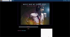 Desktop Screenshot of mysuperheromusicman.blogspot.com