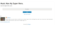 Tablet Screenshot of mysuperheromusicman.blogspot.com