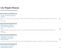 Tablet Screenshot of lilypoppet.blogspot.com