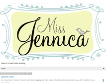 Tablet Screenshot of missjennica.blogspot.com