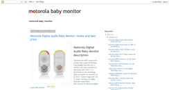 Desktop Screenshot of best-motorolababymonitor-reviews.blogspot.com