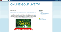 Desktop Screenshot of onlinegolflivetv.blogspot.com