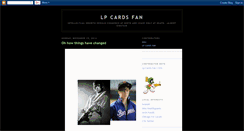 Desktop Screenshot of lpcardsfan.blogspot.com