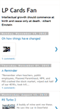 Mobile Screenshot of lpcardsfan.blogspot.com